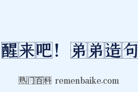 醒来吧！弟弟造句是什么意思的图片